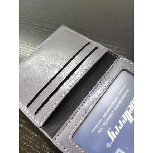 Baellerry Slim Pop-Up Card Holder Wallet -Textured Leather - Picture 6 of 7